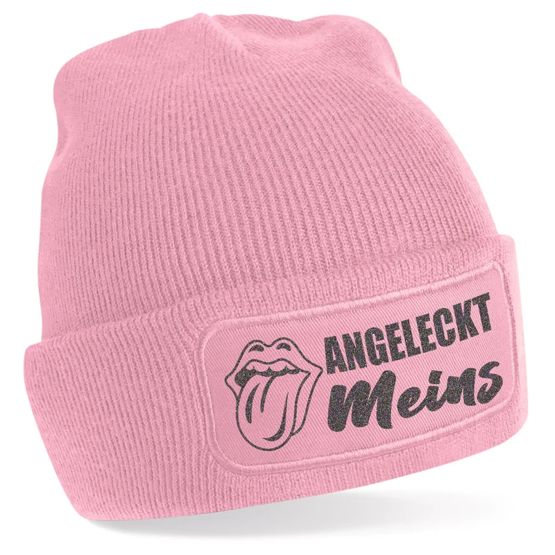 Beanie Mütze - Angeleckt Meins
