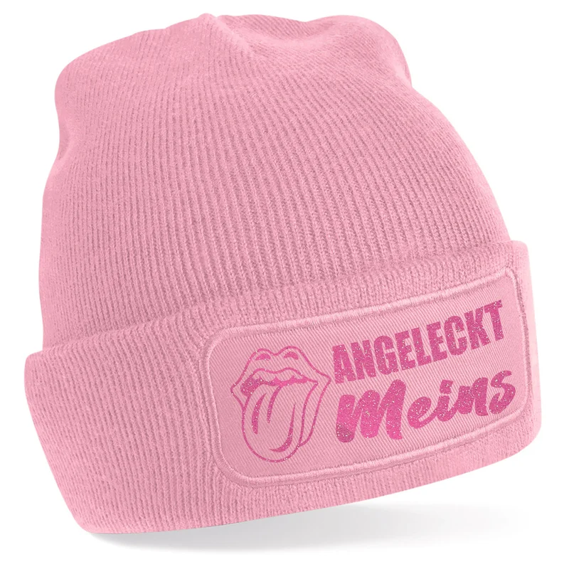 Beanie Mütze - Angeleckt Meins