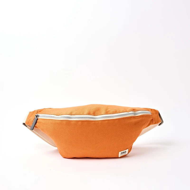 ROKA Mill Hill Umhängetasche aus Baumwoll-Canvas | Gebranntes Orange