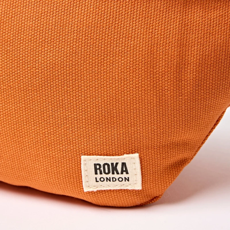ROKA Mill Hill Umhängetasche aus Baumwoll-Canvas | Gebranntes Orange