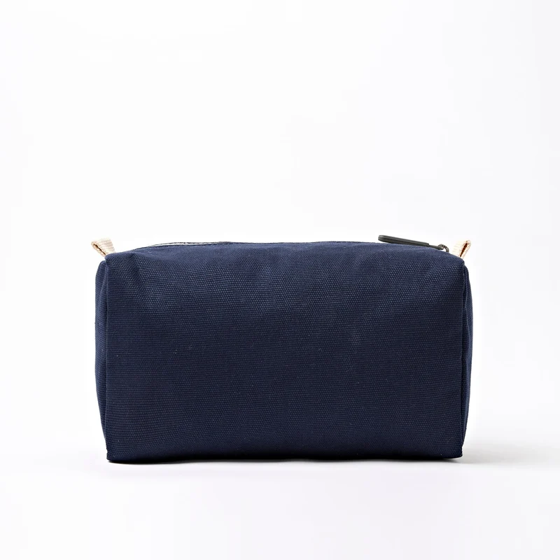 ROKA Mayfair Waschtasche aus Baumwoll-Canvas | Mitternacht