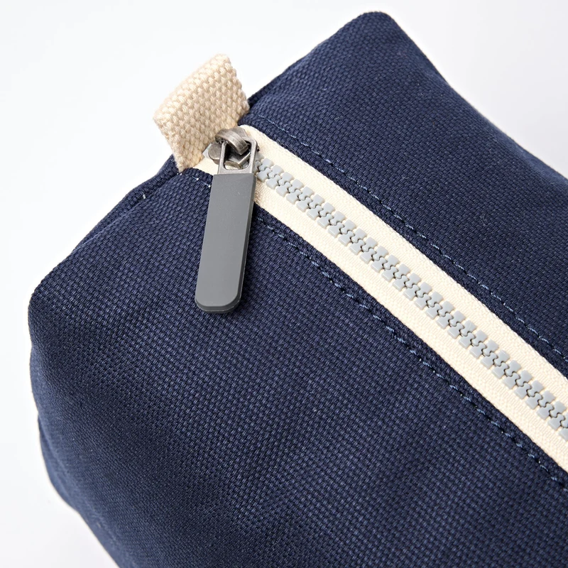 ROKA Mayfair Waschtasche aus Baumwoll-Canvas | Mitternacht