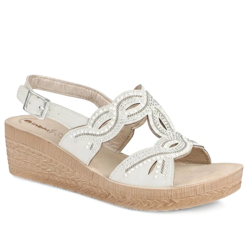 Inblu Slingback Sandals With Rhinstone Detailing - INB43052 / 330 371