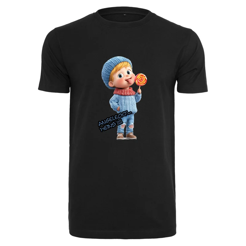 T-Shirt Shirt - Junge Angeleckt Meins !!! - verschiedene Farben zur Auswahl
