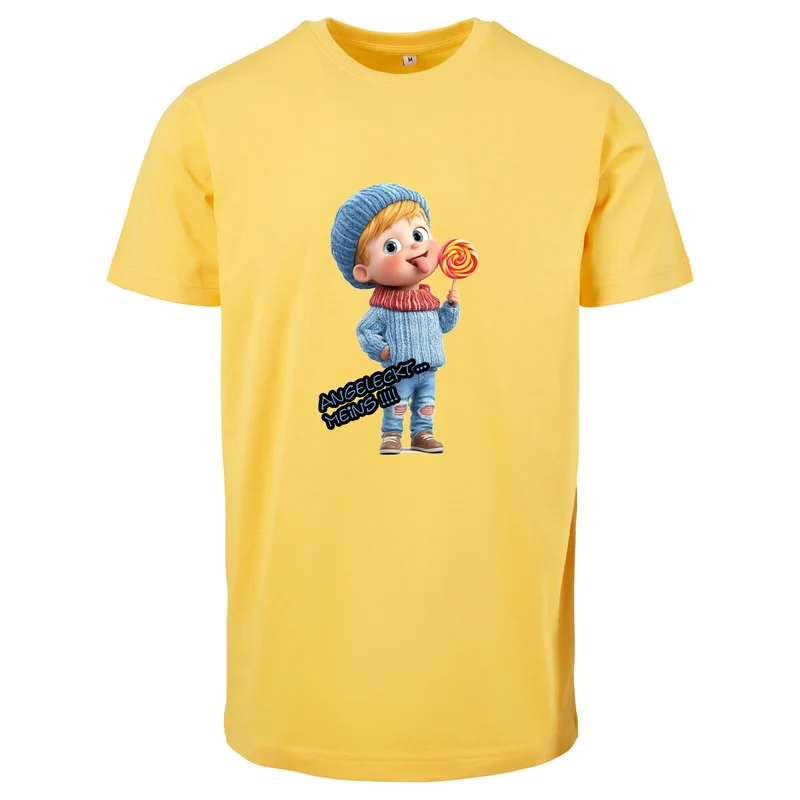 T-Shirt Shirt - Junge Angeleckt Meins !!! - verschiedene Farben zur Auswahl