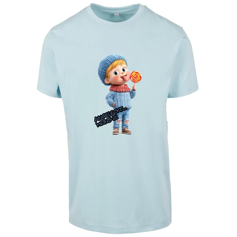 T-Shirt Shirt - Junge Angeleckt Meins !!! - verschiedene Farben zur Auswahl