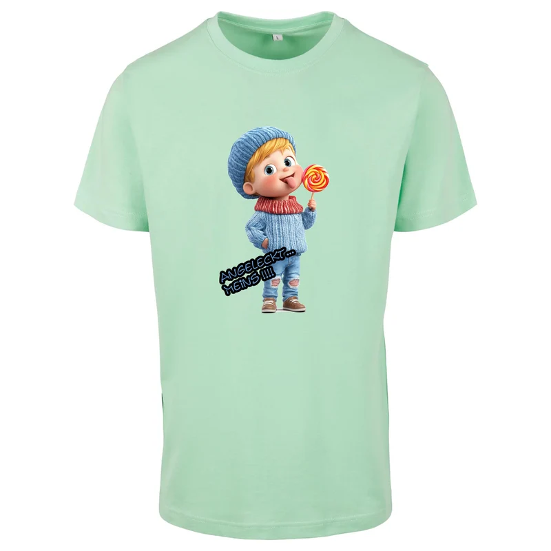 T-Shirt Shirt - Junge Angeleckt Meins !!! - verschiedene Farben zur Auswahl