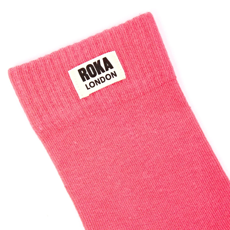 ROKA Wimbledon Bio-Baumwollsocken | Zuckerkoralle