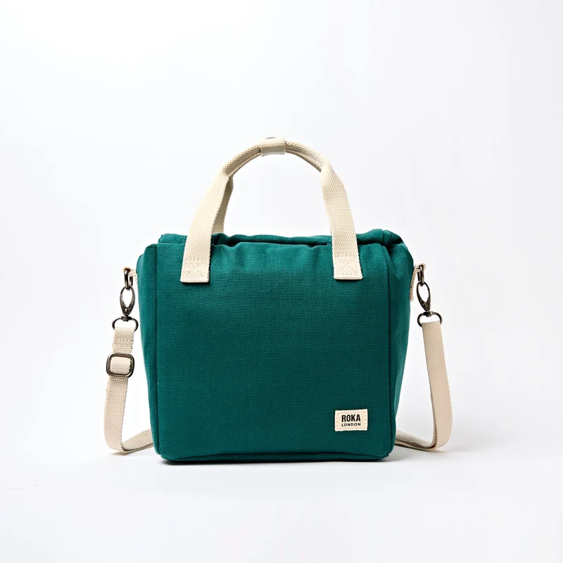 ROKA Hampstead Canvas-Lunchtasche | Türkis