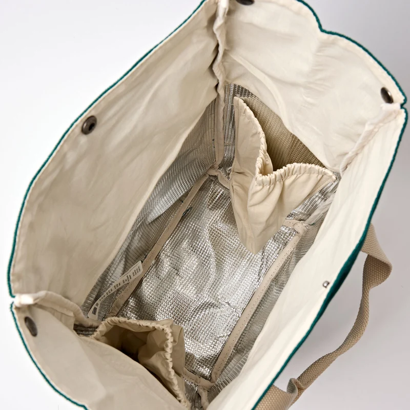 ROKA Hampstead Canvas-Lunchtasche | Türkis