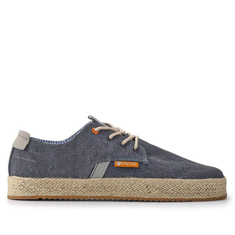 Cushioned Lace-Up Shoes - XIAM41016 / 327 171 - Navy