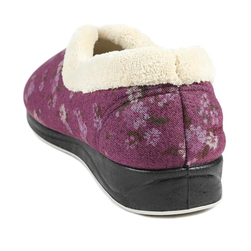 Padders Wide Fit Memory Foam Slippers - PADQING43006 / 329 403 - Purple