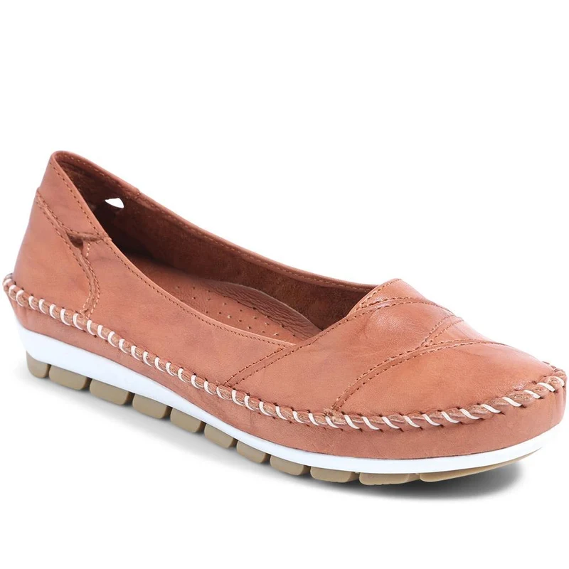 Leather Slip-On Shoes - SIMIN37001 / 323 260
