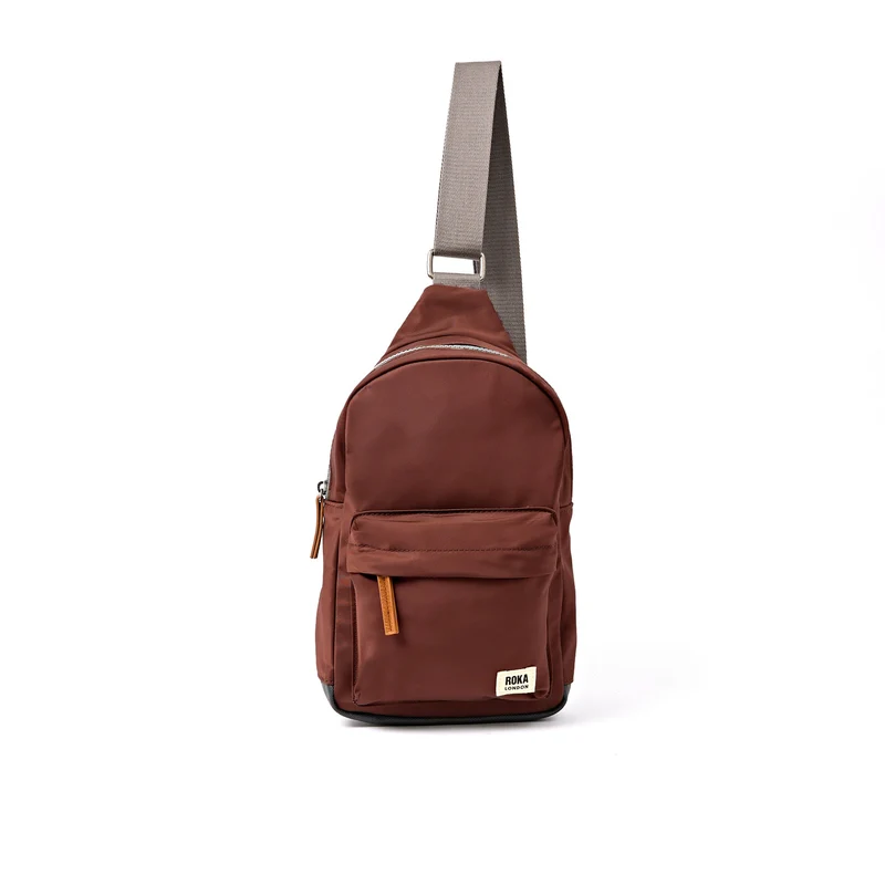 ROKA Willesden B Große Tasche aus recyceltem Nylon | Rocky Road