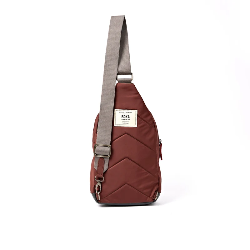 ROKA Willesden B Große Tasche aus recyceltem Nylon | Rocky Road