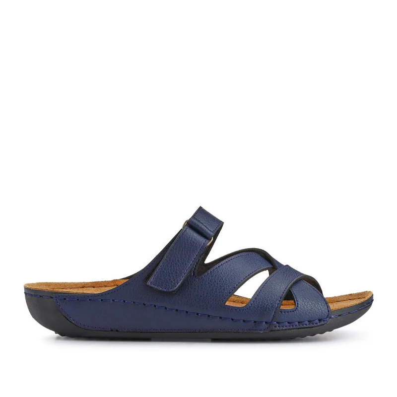 Lightweight Touch Fasten Mules - SERAY41001 / 327 547 - Navy