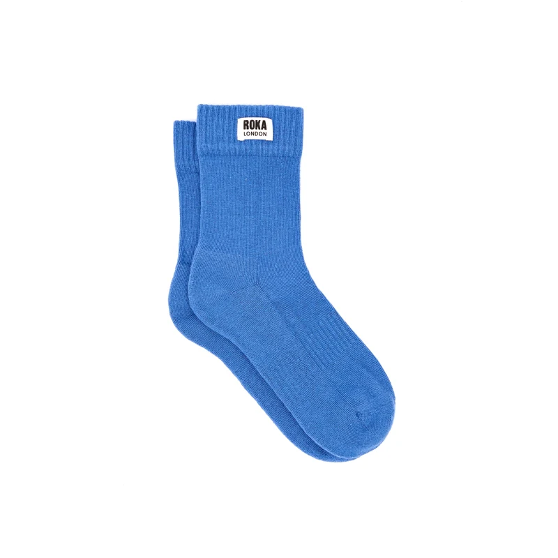 ROKA Wimbledon Bio-Baumwollsocken | Malibu Blau