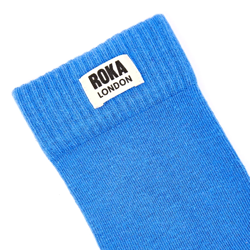 ROKA Wimbledon Bio-Baumwollsocken | Malibu Blau