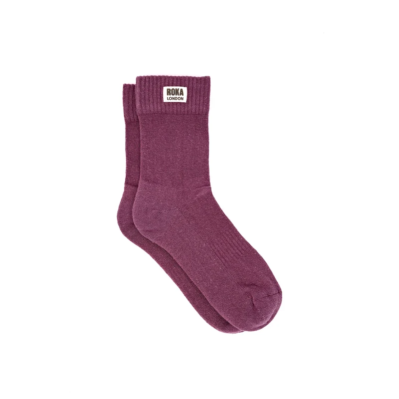 ROKA Wimbledon Bio-Baumwollsocken | Beere