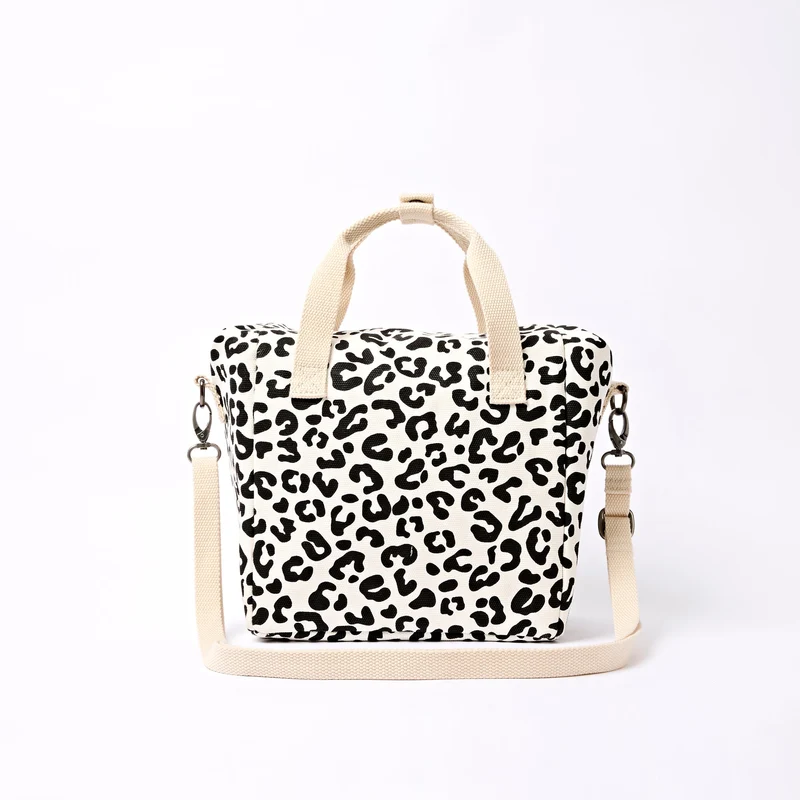 ROKA Hampstead Canvas Lunchtasche | Sommer-Leopardenmuster