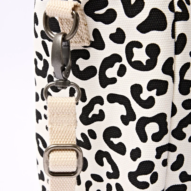ROKA Hampstead Canvas Lunchtasche | Sommer-Leopardenmuster
