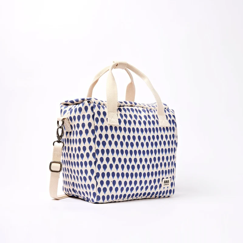 ROKA Hampstead Canvas Lunchtasche | Denim Rain Indigo