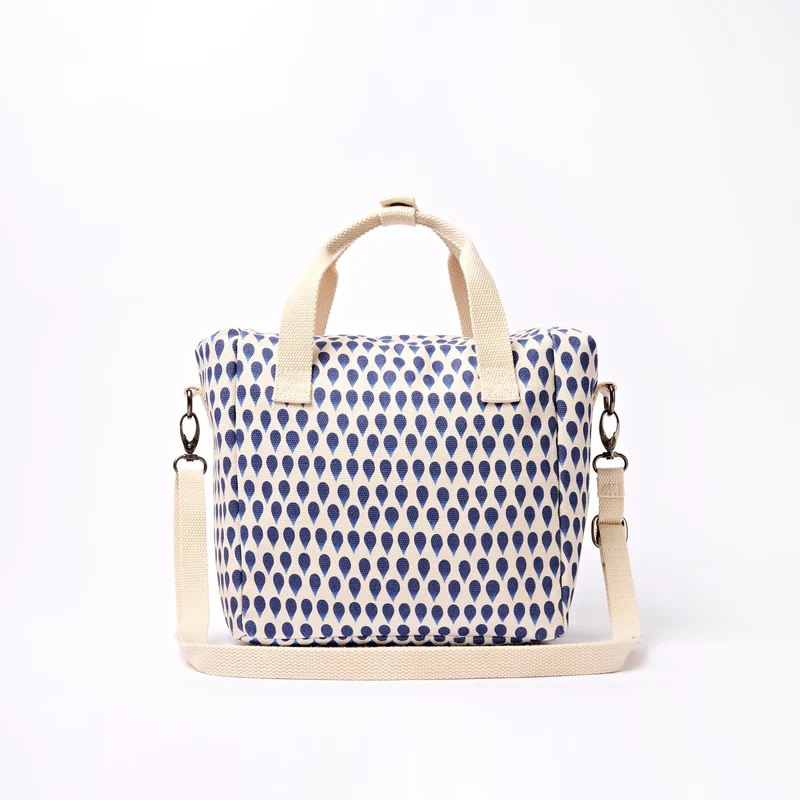 ROKA Hampstead Canvas Lunchtasche | Denim Rain Indigo