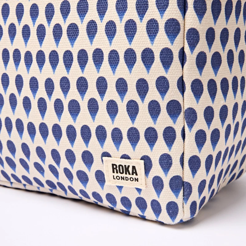 ROKA Hampstead Canvas Lunchtasche | Denim Rain Indigo