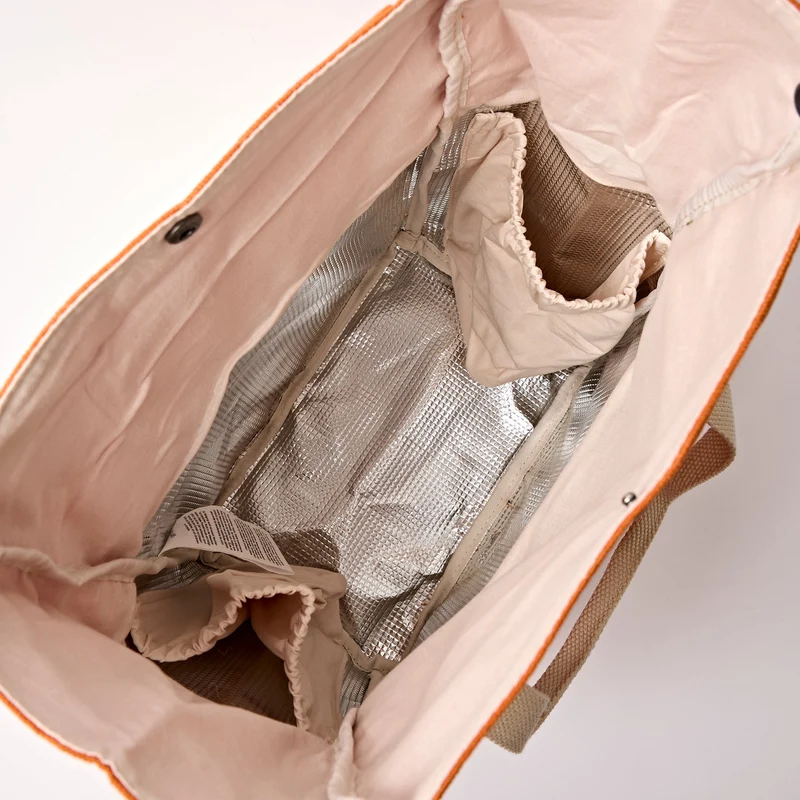 ROKA Hampstead Canvas-Lunchtasche | Gebranntes Orange