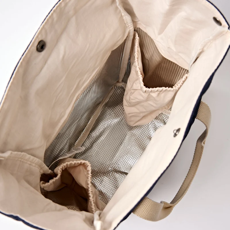 ROKA Hampstead Canvas Lunchtasche | Mitternacht