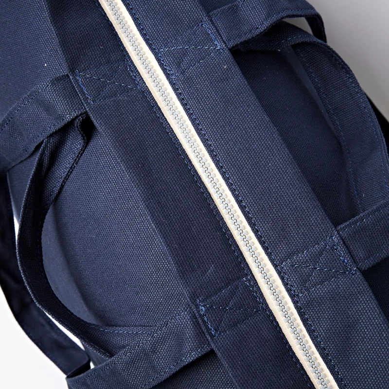 ROKA Große Marylebone-Tragetasche aus Baumwoll-Canvas | Mitternachtsblau