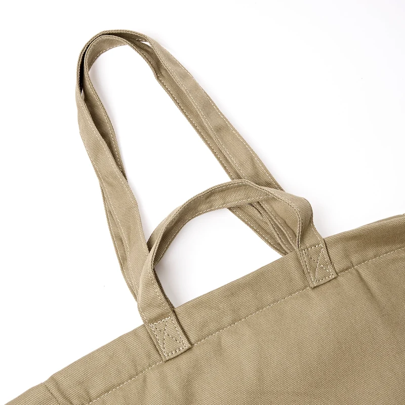 ROKA Große Marylebone-Tragetasche aus Baumwoll-Canvas | Taupe
