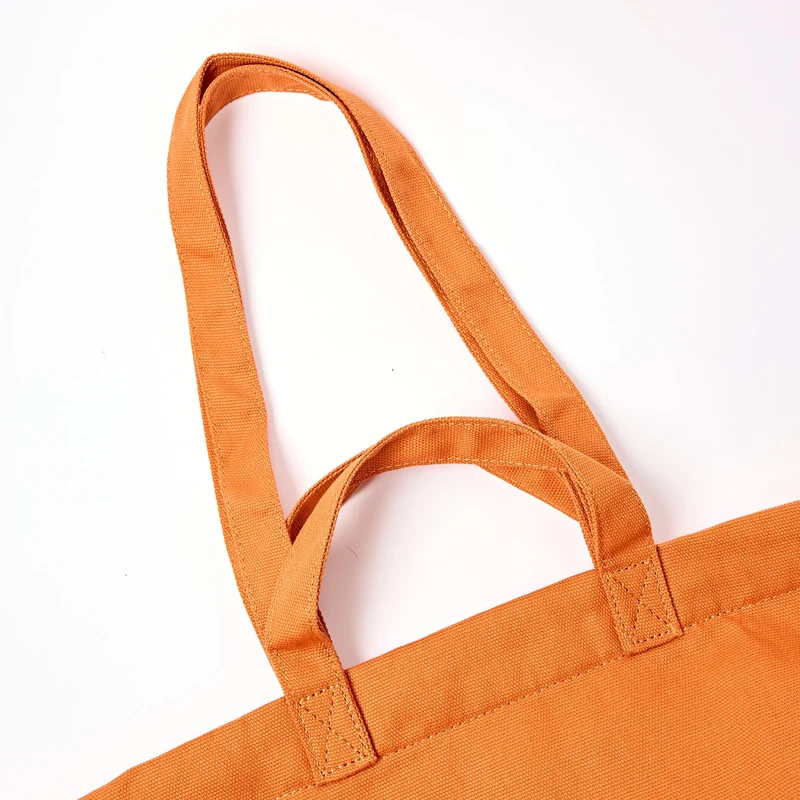 ROKA Große Marylebone-Tragetasche aus Baumwoll-Canvas | Gebranntes Orange
