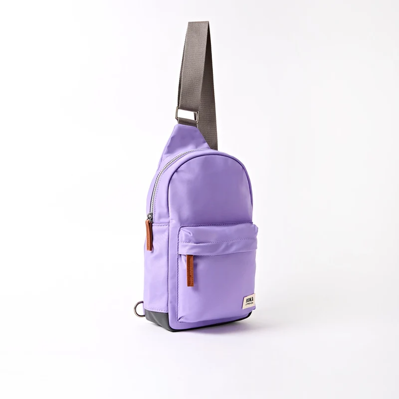 ROKA Willesden B Große Tasche aus recyceltem Nylon | Thistle Bloom