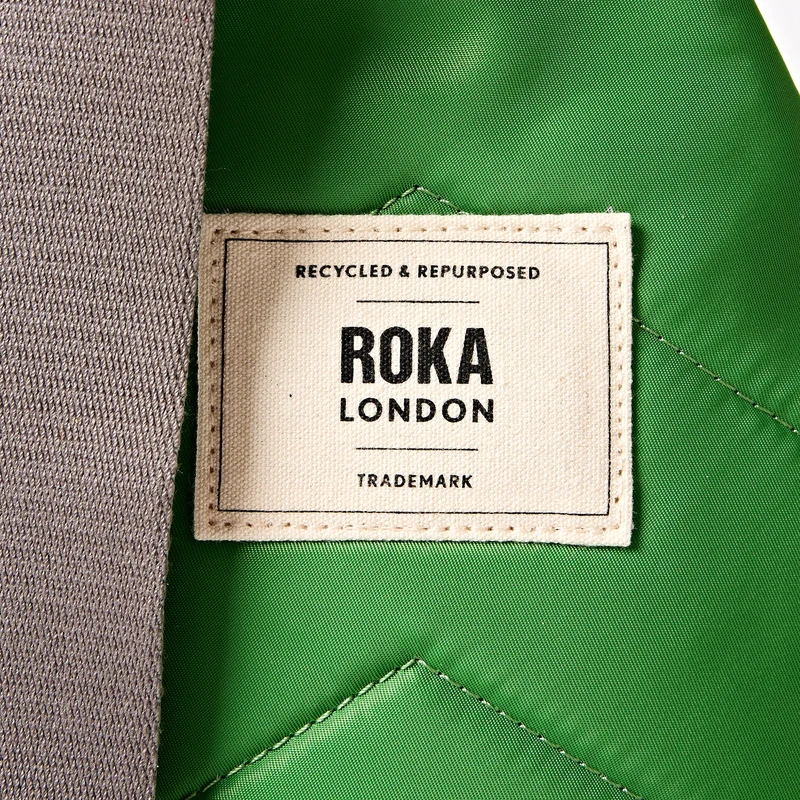 ROKA Willesden Große Tasche aus recyceltem Nylon | Online Lime