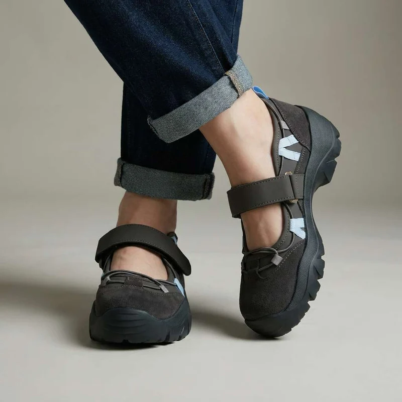 Wylma – Sneaker Mit Breiter Sohle Und Klettverschluss