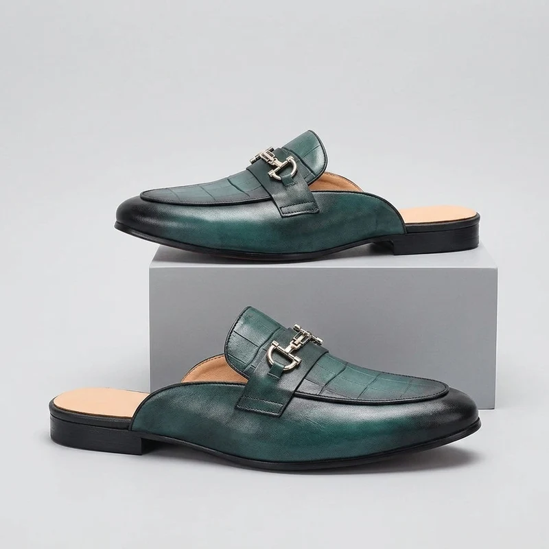 Idris - Rückenfrei Lederschuhe
