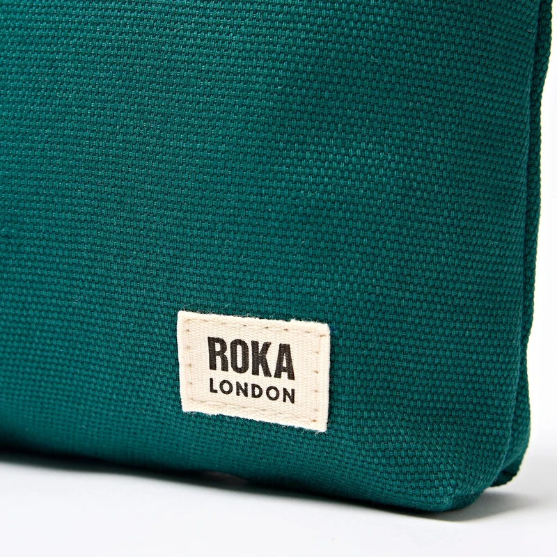 ROKA Maida Vale Kleiner Baumwollbeutel | Türkis