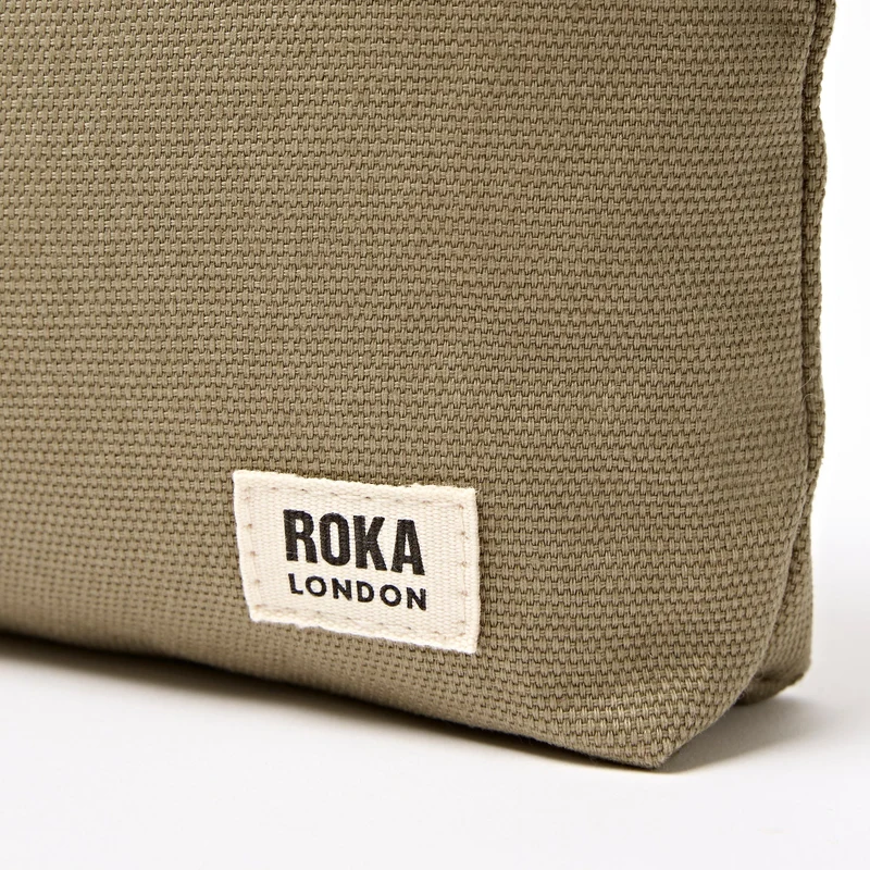 ROKA Maida Vale Kleiner Baumwollbeutel | Taupe
