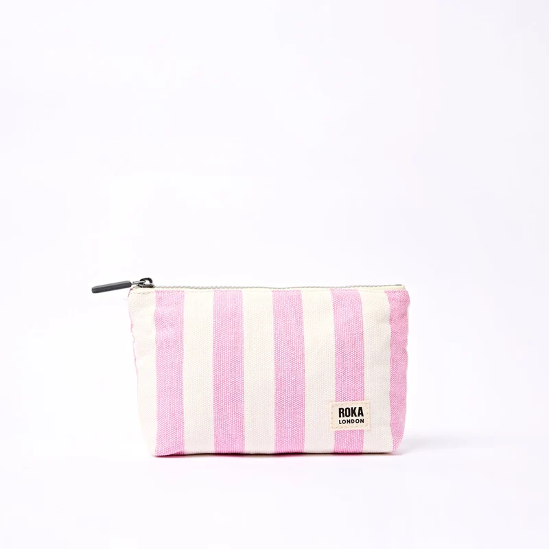 ROKA Maida Vale Kleine Baumwolltasche | Sorbetstreifen