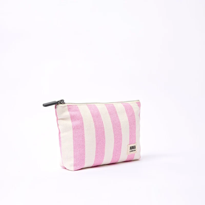 ROKA Maida Vale Kleine Baumwolltasche | Sorbetstreifen