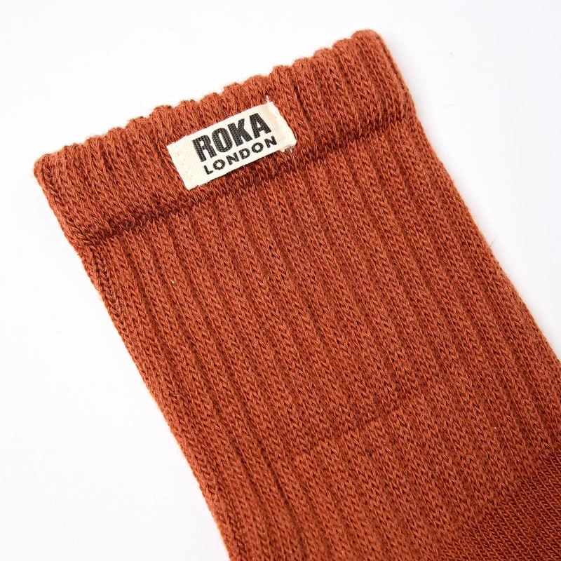 ROKA Windsor Bio-Baumwollsocken | Bran