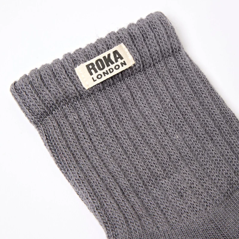 ROKA Windsor Bio-Baumwollsocken | Rauch