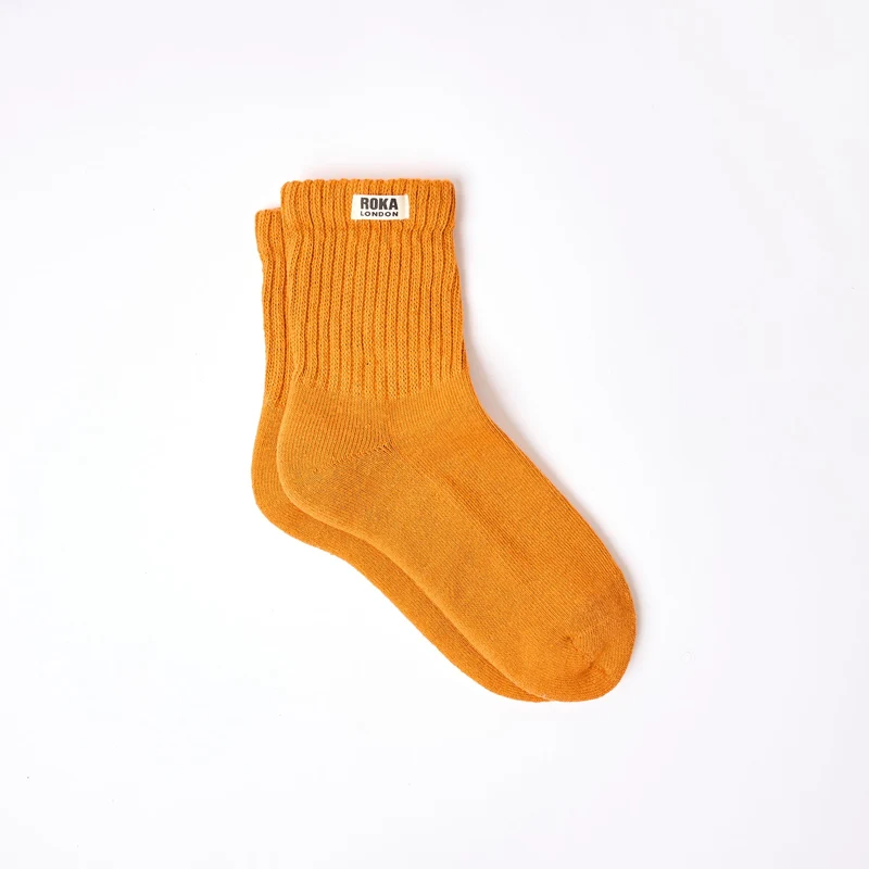 ROKA Windsor Bio-Baumwollsocken | Gebranntes Orange