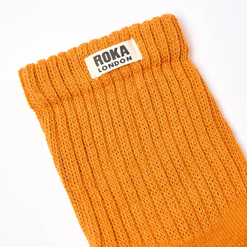 ROKA Windsor Bio-Baumwollsocken | Gebranntes Orange