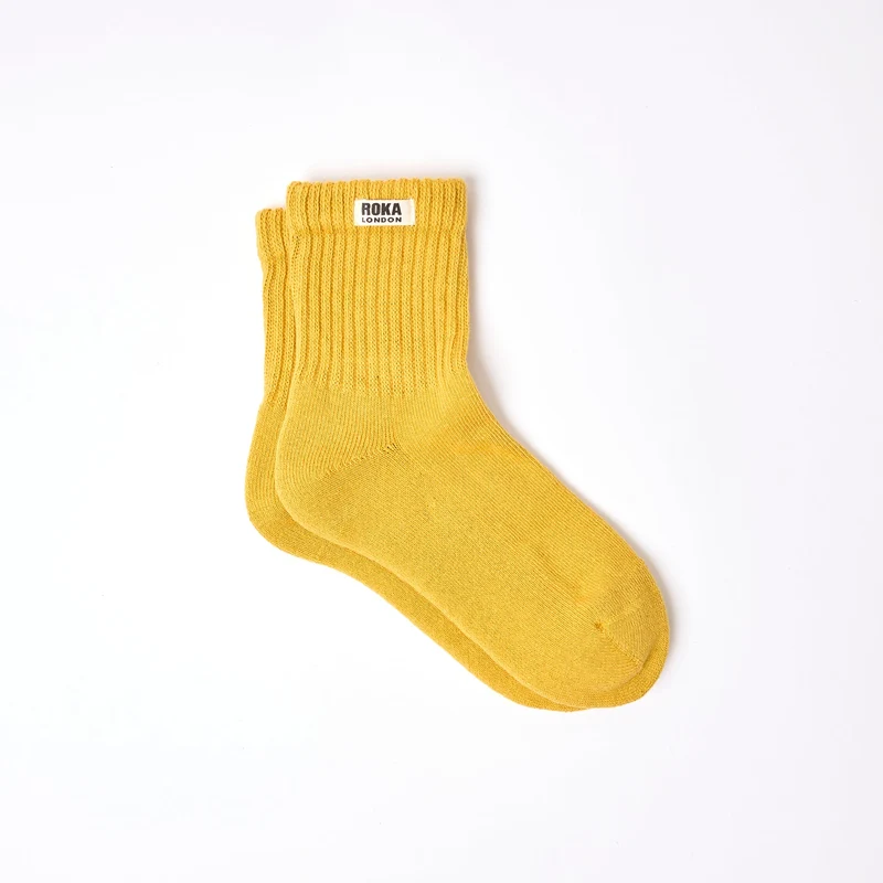 ROKA Windsor Bio-Baumwollsocken | Mais