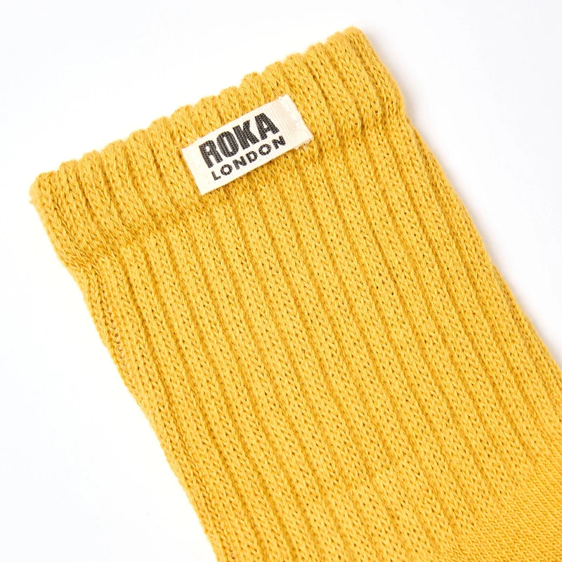 ROKA Windsor Bio-Baumwollsocken | Mais