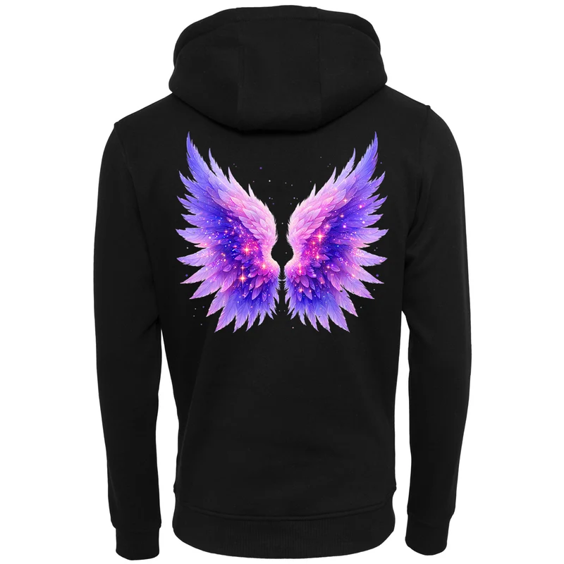 ZIP Hoodie - Angel Wings Lila