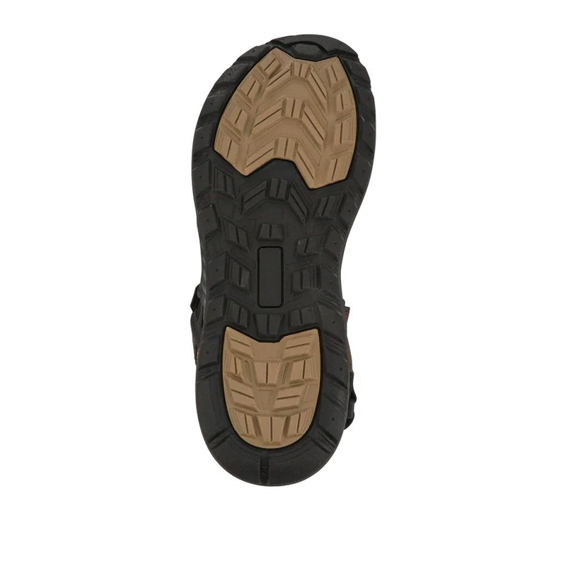 Triple Touch-Fastening-Strapped Sandals - XIAM41006 / 326 975 - Brown