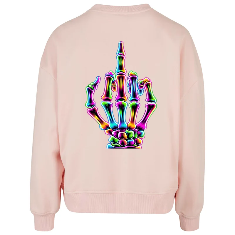 Ladies Oversized Sweatshirt - Fuck Off